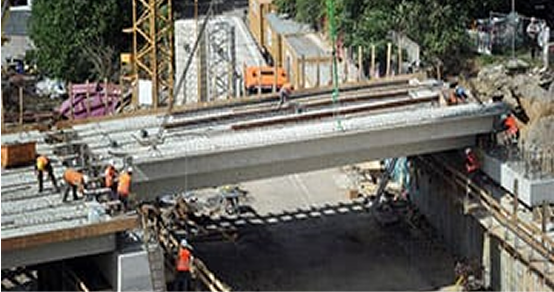 Bau einer Brücke